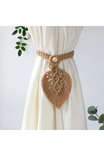 Choice ربطات ستائر مصنوعة يدويًا من حبل قطني مضفر من كاري ربطات ستائر على شكل...