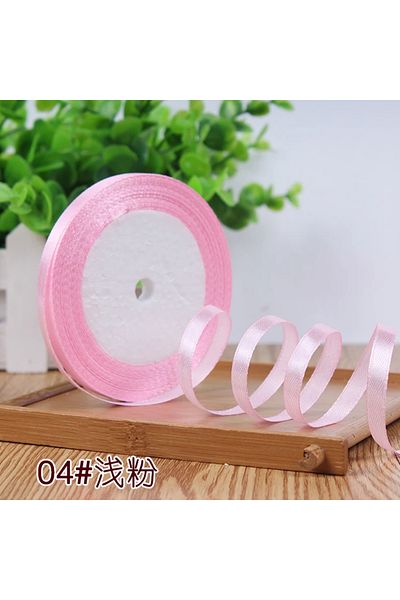 Choice 25 Yards Length 6mm Wide Pink Satin Ribbons 6mm 1cm 1.5cm 2cm 2.5cm 4cm 5cm Silk Satin Ribbons Diy C