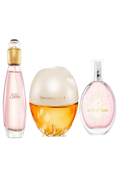 AVON Incandessence Edp 50 ml Wish Of Love Edt 50 ml Ve Celebre Edt 50 ml Kadı...