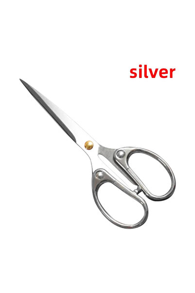 choice2 silver Professional Sewing Scissors Cuts Straight Fabric Clothing Tai...