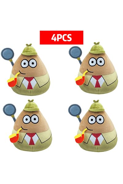 Choice 4pcs 1/4Pcs My Pet Alien Pou Plush Toy Kawaii Alien Pet Doll Cute Pou Stuffed Toys Soft Pillow Plush