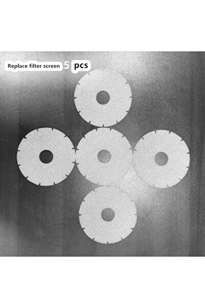 Choice 5 قطع دائرية من منفضة سجائر لإزالة الدخان، وسادات قطنية بديلة، منفضة س...