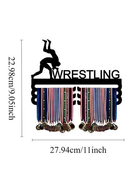 Choice TY3280-05 1PC Football/Running/ Ice Hockey Medal Hanger Display ，Wall Home Badge Competition Gymnast