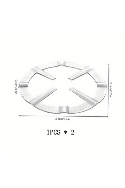 Choice1 2PCS silver Stainless steel hob Multifunctional high temperature resi...