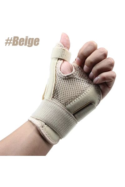 Choice beige Flexible Splint Wrist Thumb Support Brace for Tendonitis Arthritis Breathable Thumb Protector