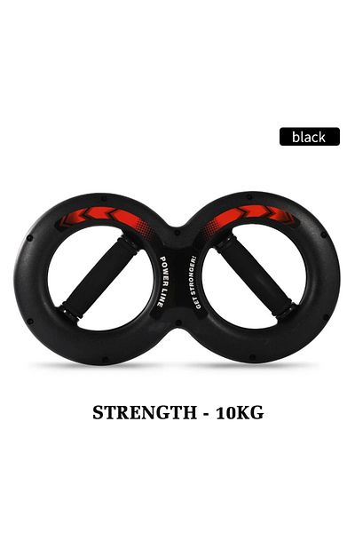 Ninth World Black-10KG Hand Strength Grip Trainer multifunction Forearm strength Force Fitness Springs Power Wri