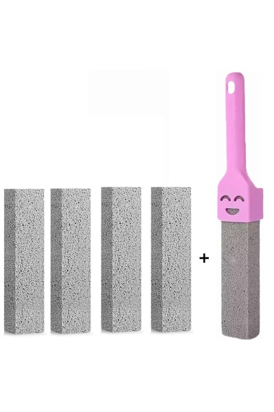 Choice PL 1 مقبض 5 أحجار 5 قطع حجر الخفاف عصا تنظيف مقعد المرحاض إزالة الترسب...