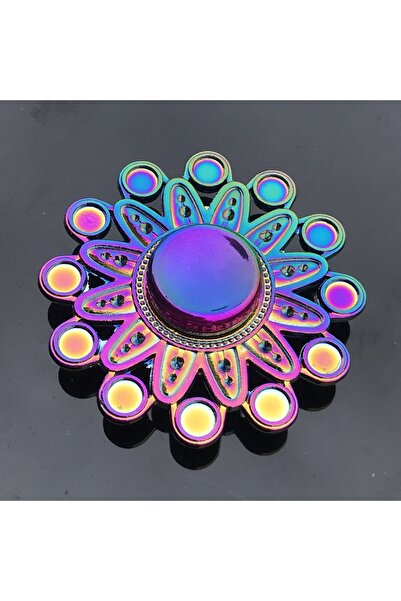 Choice1 مجموعة من 38 سبينر معدني ملون بألوان قوس قزح، سبينر يدوي عالي السرعة،...