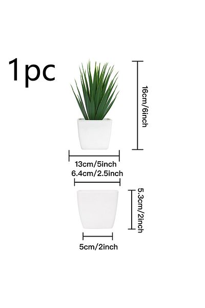 Choice 22322p 1pc 1PC Simulation Home Decoration Plant Potted Plants, Business Office Desktop Foyer Garden