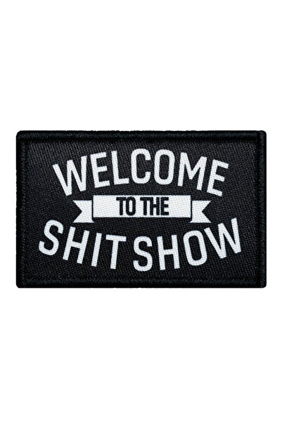 Choice Black Nickel Shit show supervisor funny patch 2" x3" inch morale patch...