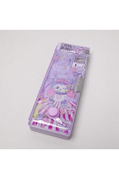 Piraye Gift Sanrio Kuromi Oyunlu Sulu Kutu Kalemtraşlı Kalemlik