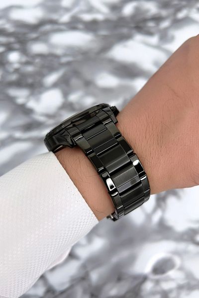Ferrucci Steel Strap Functions Active Men's Wristwatch Black Zmfer071