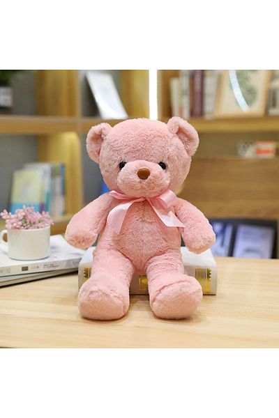 Choice 30cm ligth pink 30cm 16 Styles Bear Plush Toy Soft Stuffed Animal Doll Small Pink Gray White Teddy B