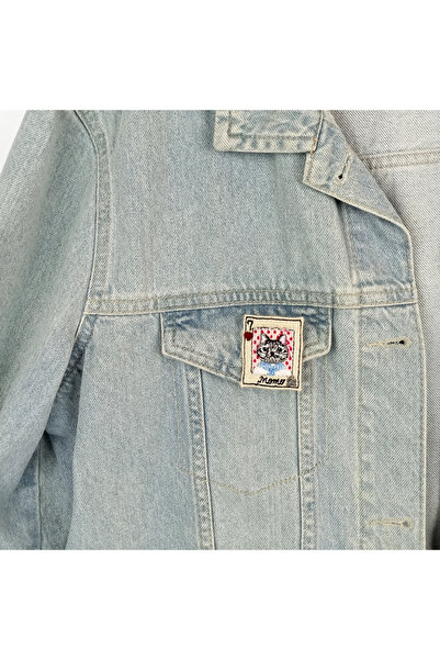 woodycord El Örgüsü Kadın Figür Broş - Siyah Saçlı Kadın