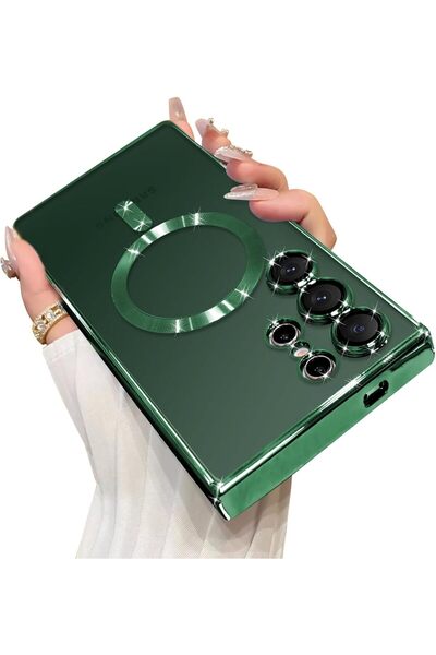 bovinox Galaxy S24 Ultra Kılıf Magsafe Şarj Özellikli Kamera Lens Korumalı Ar...