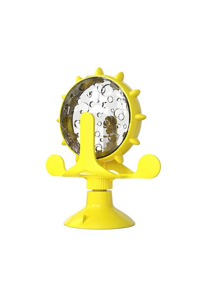 Choice Yellow Interactive Treat Leaking Toy For Cat Small Dogs Slow Feeder Dispenser Puppy Funny Rotatable