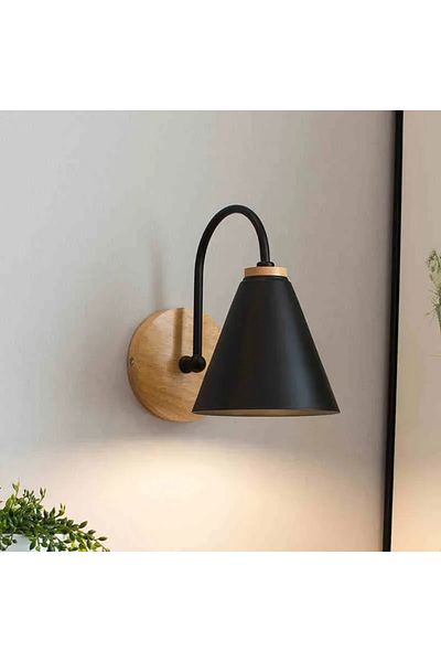 JOYINLED Black Nordic Wall Sconce Light Fixture for Bedroom Bedside Living Room Lighting Luminaire Lamp Indoo