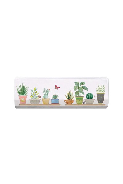 Choice B 1Pc Commonly Recommended (bag) Hanging Air Conditioner Dust Cover Knitted Fabric Soft Sunscreen D.