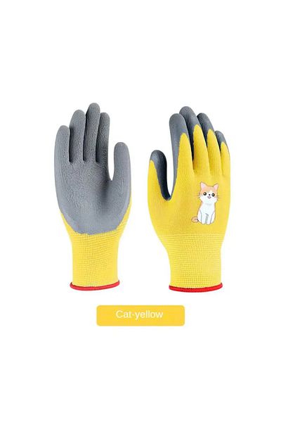 Choice 1PC XS 6-11 Years Old E Kids Durable Waterproof Garden Work Gloves Non-Slip Children Safety Yard Wor
