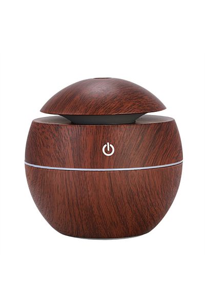 Choice Brown Humidifier Electric Air Aroma Diffuser Wood Ultrasonic Air Humidifier Essential Oil Aromathera