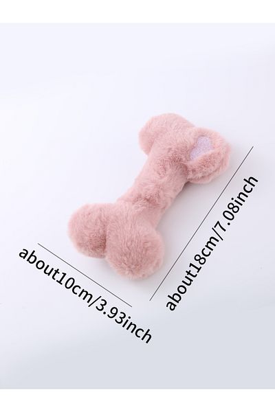 Choice XS Pink Cute love bone plush vocal dog toys containing bb called grinding teeth bite resistant inter