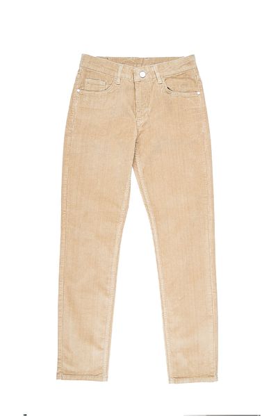 Hatemoğlu Παντελόνι Camel Dynamic Fit 5 Pocket Casual Κοτλέ