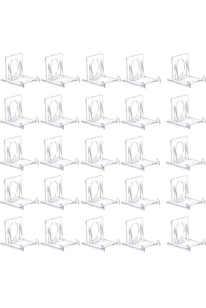 Choice 20pcs 2/5/10/20pc Mini Display Stand Clear Acrylic Display Easels Adju...