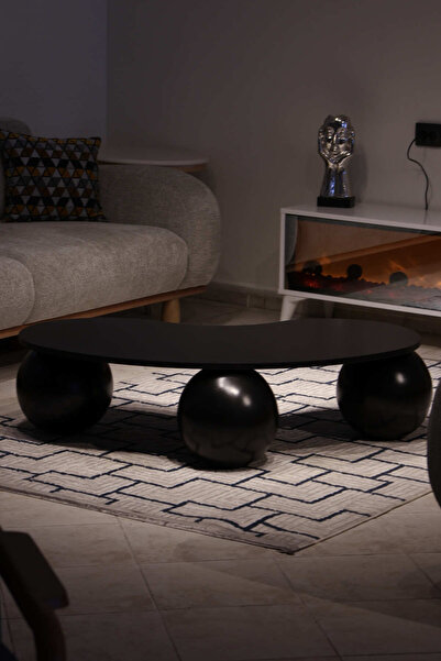 Velura Home & Living Orta Sehpa & Modern Küre Sehpa & Bohem Top Sehpa