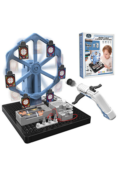 Little Story مجموعة الرماية الكهربائية الدوارة بالقوس والسهم (66 قطعة)، سلسلة...