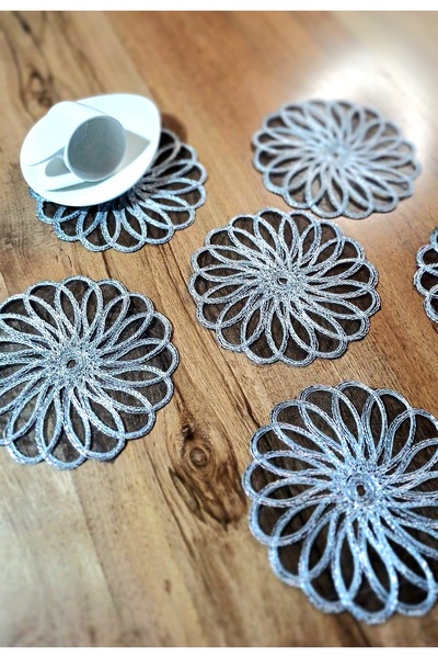 Neweste 6 bucăți prezentare șervețel cocktail pânză tavă cafea prezentare pân...