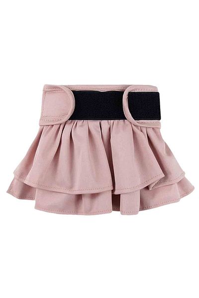 Choice M FD23 Washable Female Dog Diaper Cute Houndstooth Dress Short Underware Belly Bands Reusable Pet Pa
