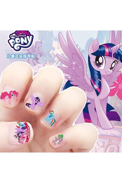 Choice P ONY Disney girls cartoon frozen Makeup Toy Nail Stickers Toy Princess Mickey Minnie Mouse for