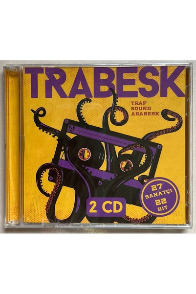 Plakevi İzmir Trabesk Trap Sound Arabesk 2 Cd 27 Sanatçi 22 Hit Cd (جيلاتينيد...