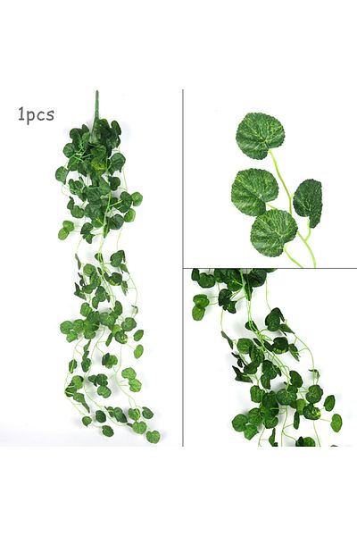 Choice 90cm style E 90cm Artificial Plants Creeper Green Leaves Wall Hanging Ivy Leaf Garland Home Garden D