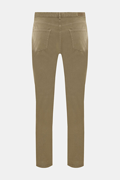 W Collection Khaki Pipe Leg Diagonal Striped Sports Pants