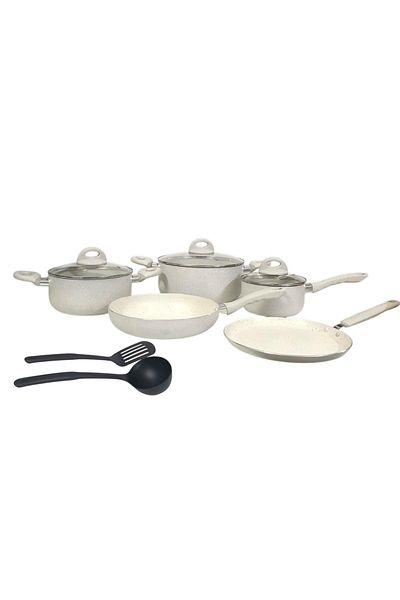 Rema Granite cookware set 10 pieces made in Turkey, set of 10 pieces