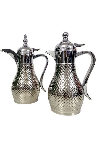 Rema Attractive Coffee and Tea Fridge Thermos Set with Elegant Design Silver made of stainless steel 0.6L