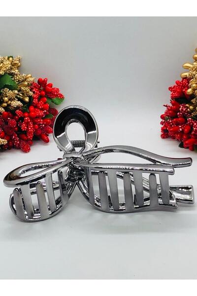 İnDerin Women's Large Size Infinity Bow Model Latch Buckle Pinterest Style (11cm)