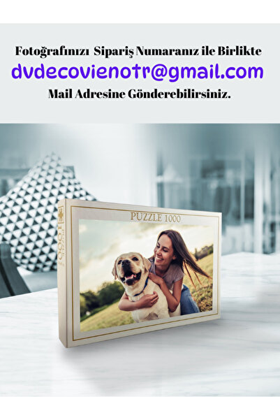 DECOVIENO KİŞİYE ÖZEL FOTOĞRAF BASKILI KİŞİSELLEŞTİRİLMİŞ FOTO YAPBOZ PUZZLE ...