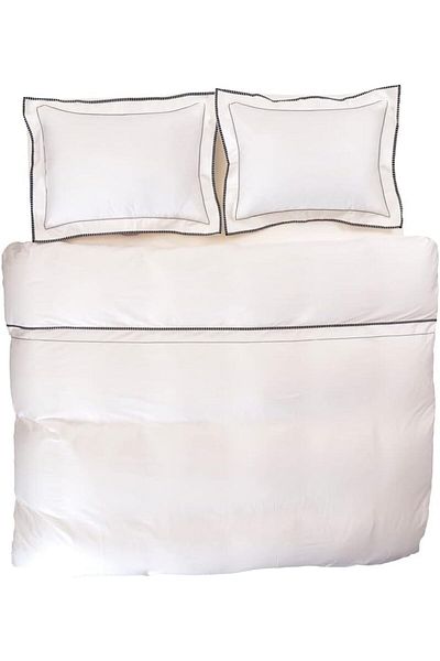 STOREMAX Navy Blue Ezg Piano Duvet Cover Set - 200X220 Ezsnshop 1065757