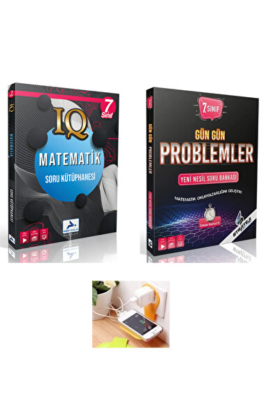 paraf yayınları 7. Sınıf Iq Matematik + Strateji 7 Sınıf Gün Gün Problemler Set (PRİZ TUTUCU