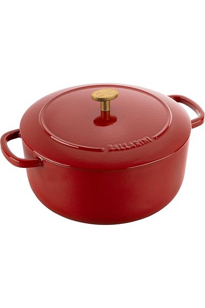 STOREMAX Oven Pot - Braising Pot - Dutch Oven - 24" Round Enameled Cast Iron