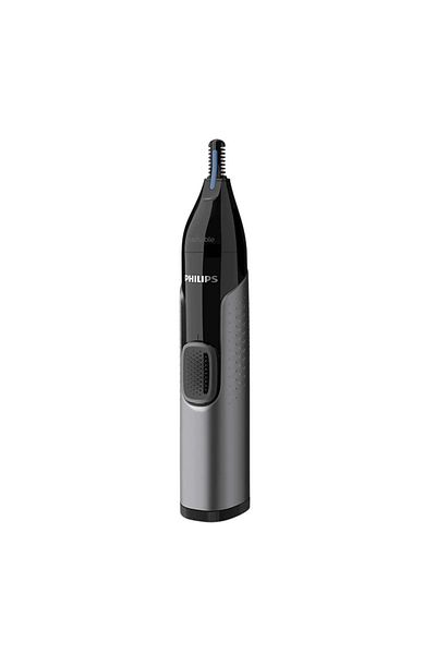 Philips Philips NT3650/16 Nose/Ear Trimmer, Battery, Washable, Precision Trim, Stainless Steel, Grey