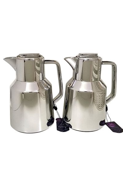 Rema Attractive Coffee and Tea Fridge Thermos Set with Elegant Design Silver made of stainless steel 1L