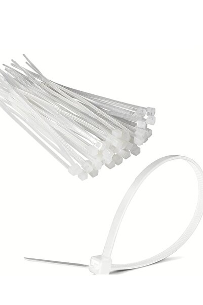 Banyolove Cırt Kelepçe, Kablo Bağı, Plastik Kelepçe 2.5 x 100 Mm, 100 Adet
