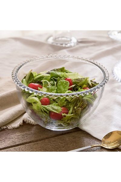 Home Box Merriam Beaded Deep Serving Bowl 22 cm