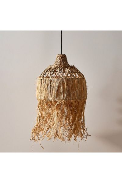 Home Box Belmonte Seagrass Lampshade 40x35 cm