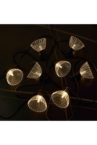 Home Box Dux 8 Acrylic Lamp Shade with Warm LED String Light