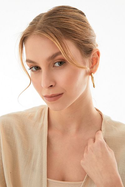 Fulla Moda Earrings with Heart