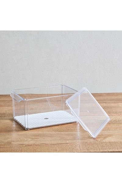 Home Box Sistematico Stackable Fridge Organizer with Drainage Tray 6.9 L